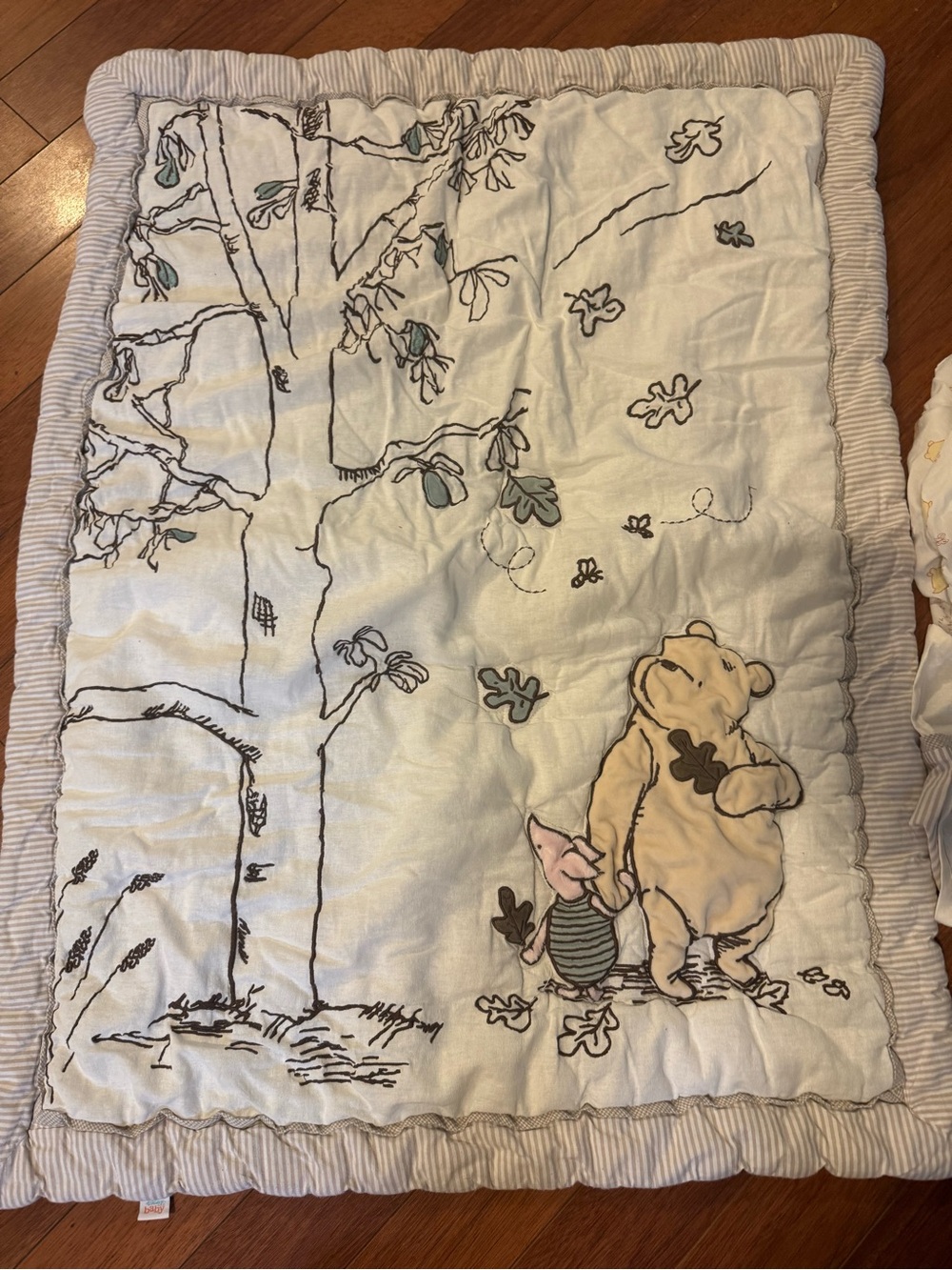Disney Baby Storytime Pooh Lambs & Ivy Crib Nursery Bedding Set 6 pc